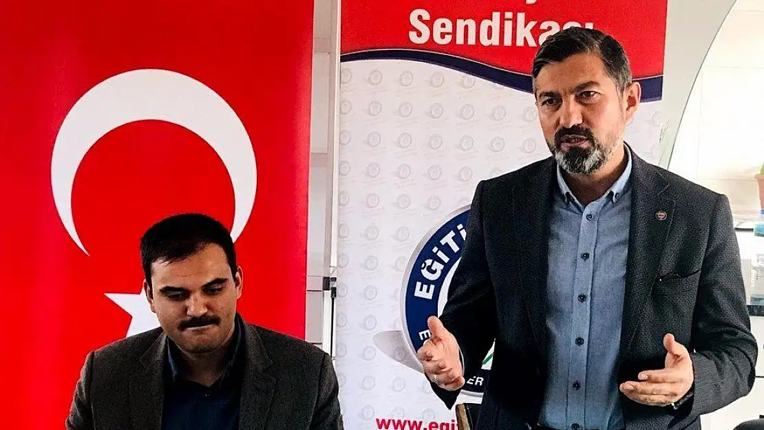 Eğitim Bir-Sen Şube Başkanı Uçak, 'Vaat değil, icraatın konuşulsun'