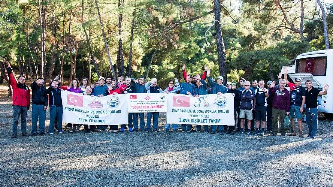 Fethiye'de 'Doğa Engel Tanımaz' yürüyüşü yapıldı