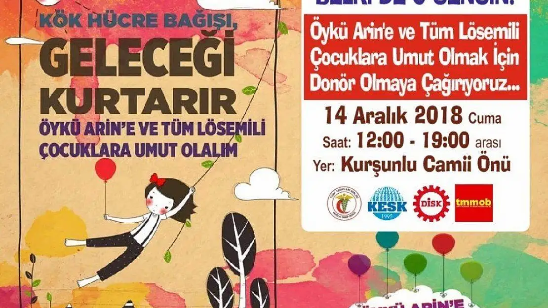 Muğla'da 'Kök hücre ve kan bağışı' kampanyası