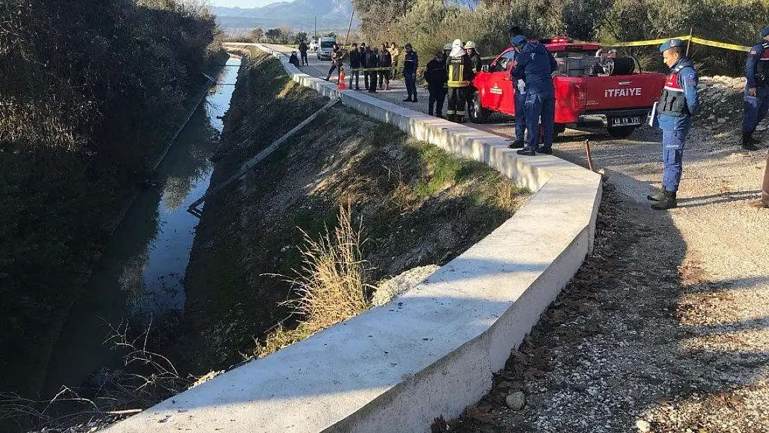 Sulama kanalında ceset bulundu