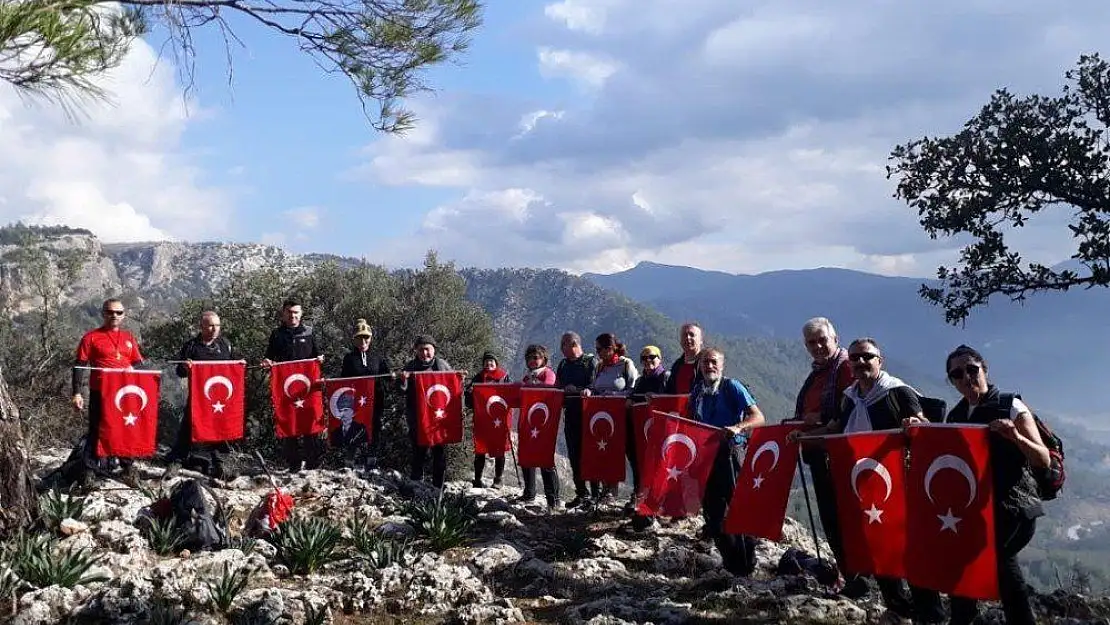 Milas'ta dağcılar Sarıkamış şehitlerini andı