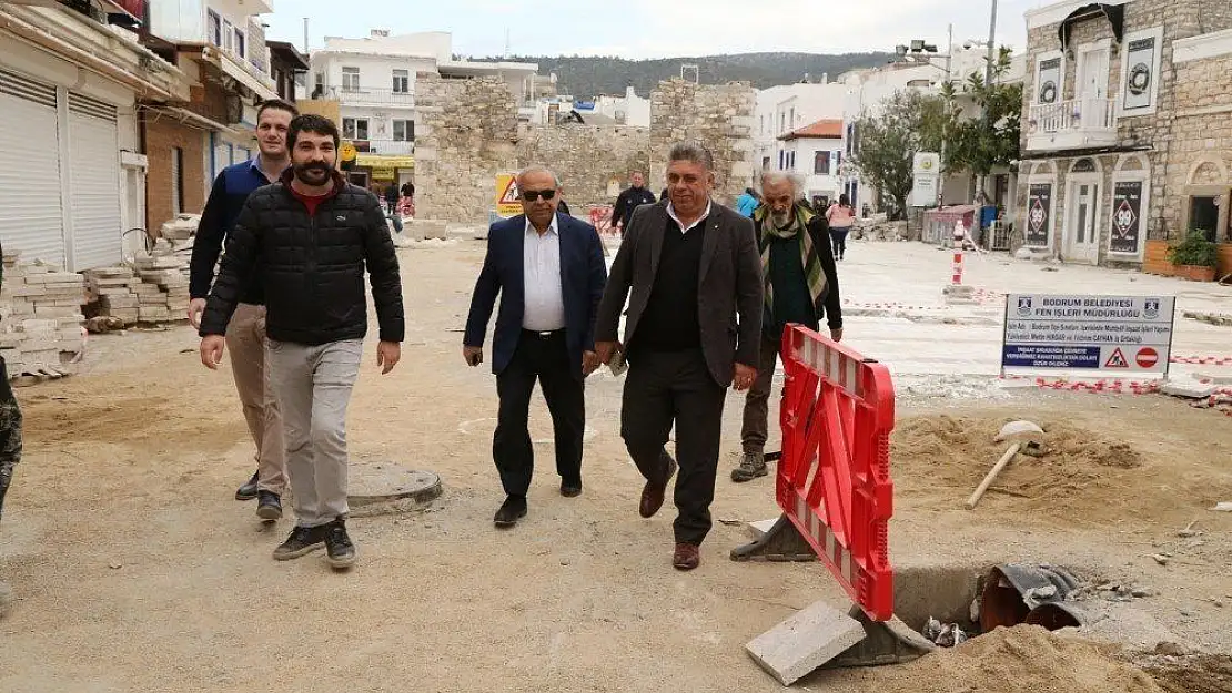 Bodrum'da çalışmalar devam ediyor