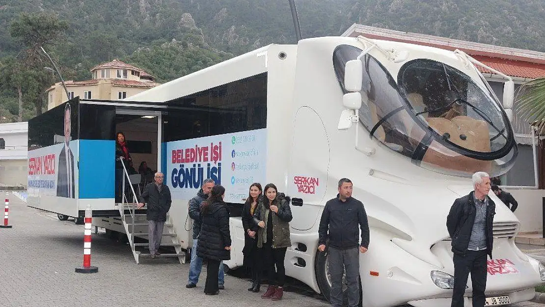 AK Parti Marmaris Belediye Başkan Adayı Serkan Yazıcı seçim tırı hakkında konuştu