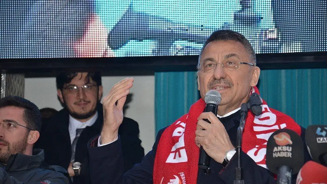 Cumhurbaşkanı Yardımcısı Oktay: 'Milleti, patlıcanla, biberle korkutamazsınız'