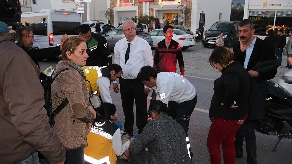 Başkan adayı seçim çalışmalarını bırakıp yaralının yardımına koştu