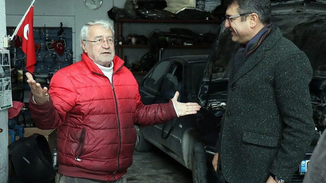 Konacık sanayi esnafından Mehmet Tosun'a büyük ilgi