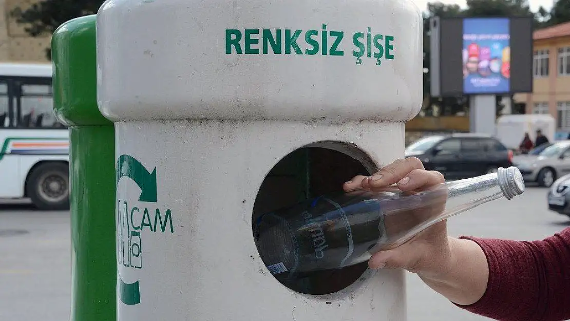 Menteşe'de 3,5 ton cam atık toplandı