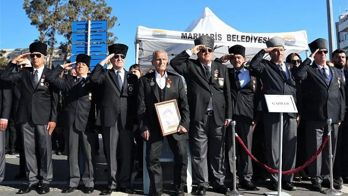 Marmaris'te 18 Mart Çanakkale Zaferi ve Şehitleri Anma töreni