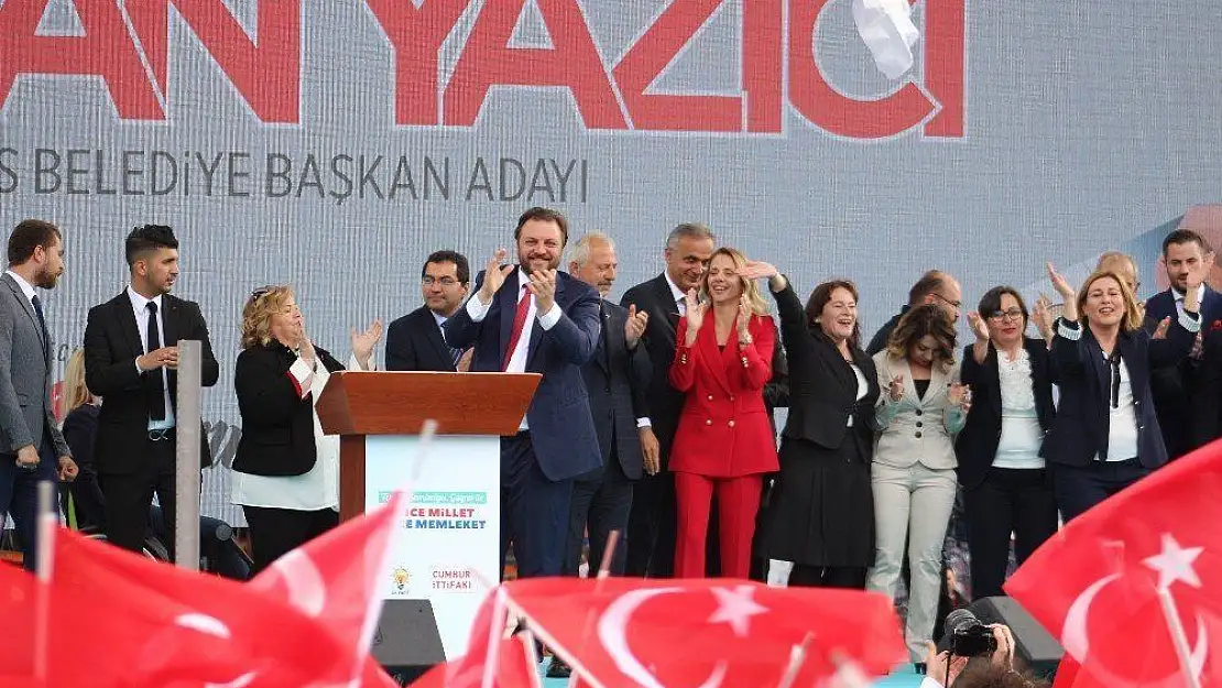 Yazıcı'nın mitingine yoğun katılım