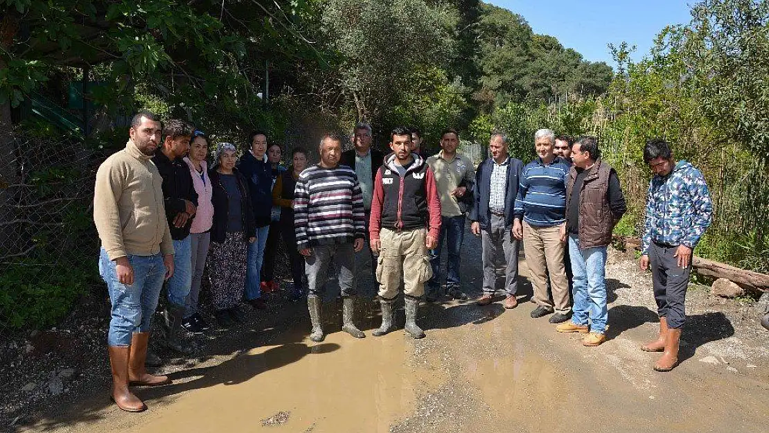 Antik kentte yol çilesi
