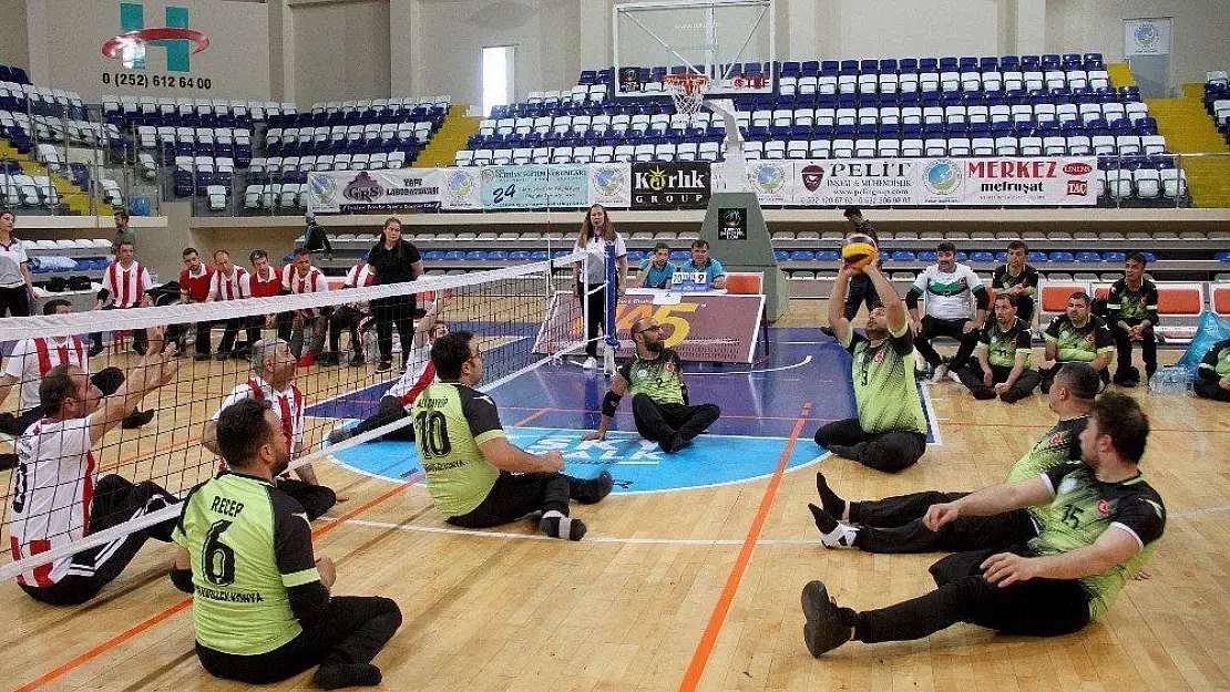 Oturarak Voleybol 1. Lig 2'inci etap maçları Fethiye'de başladı
