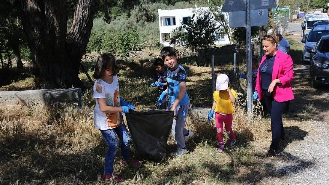 Çamlık'a çevreci tabelalar yerleştirildi