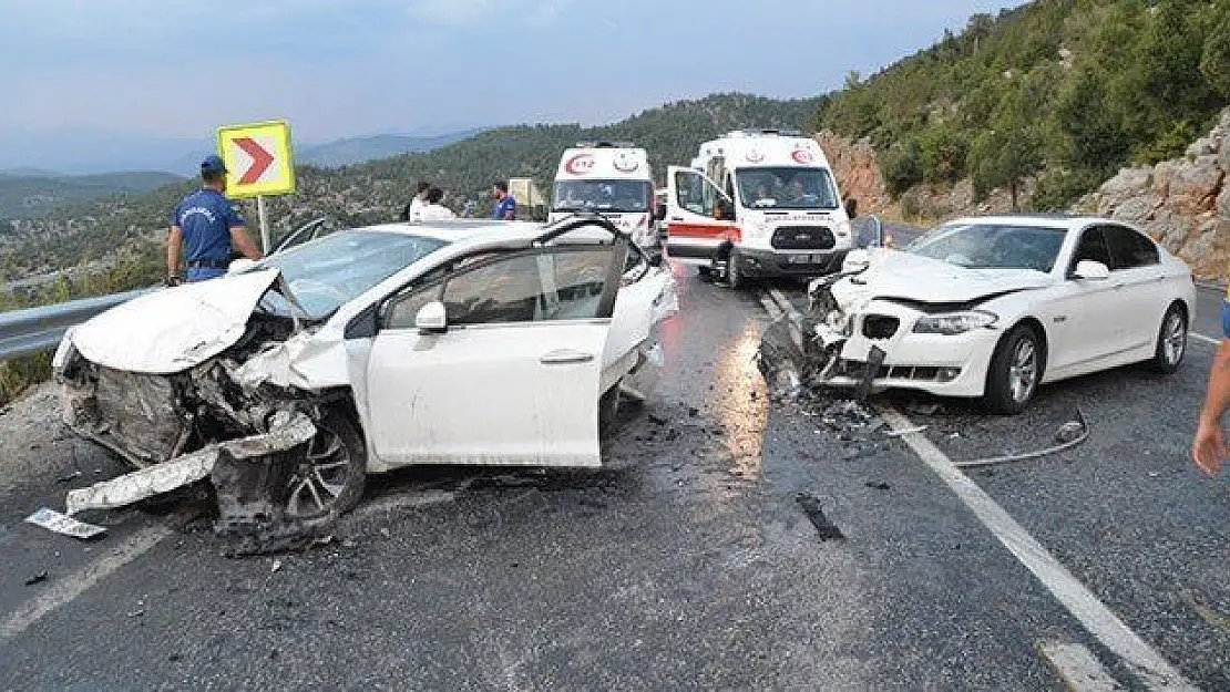 Muğla'da trafik kazalarının sayısı arttı