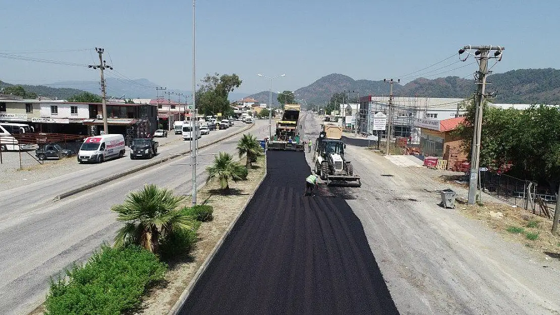 Ortaca - Dalyan yolu 2. etap çalışması başladı