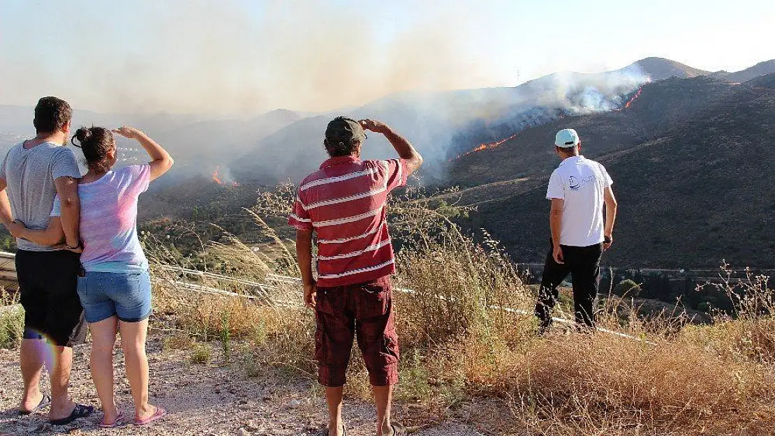 Bodrum'da korkutan yangın