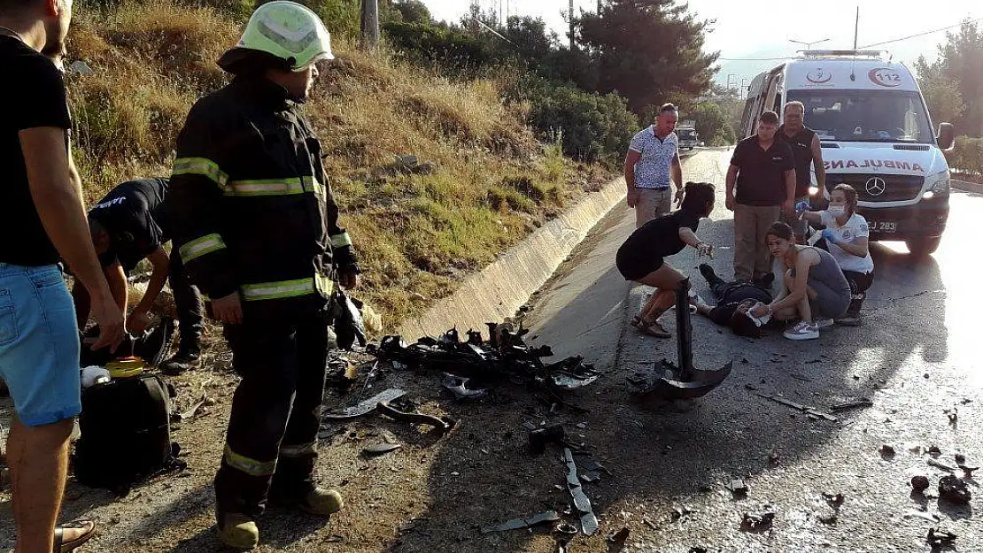 Bodrum'da kaza: 2 yaralı