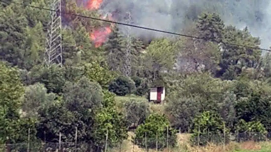 Yangının ilk çıkış anının fotoğrafları ortaya çıktı