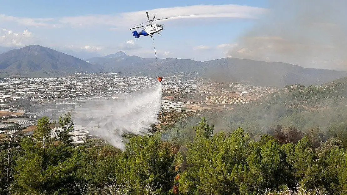 Fethiye'deki orman yangını söndürüldü