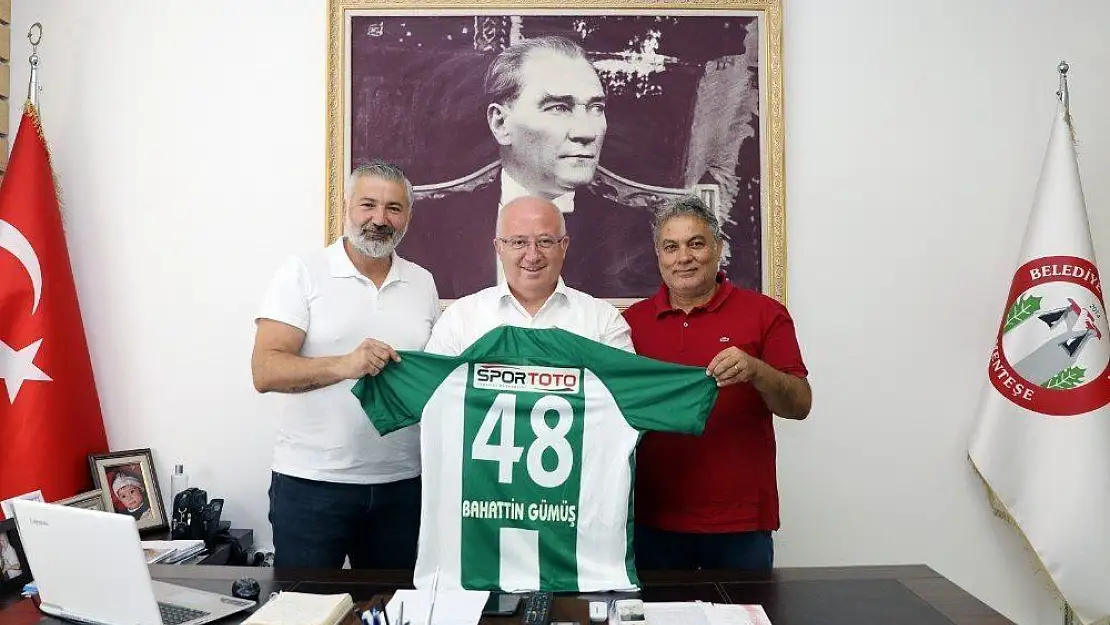 Muğlaspor'dan Başkan Gümüş'e ziyaret