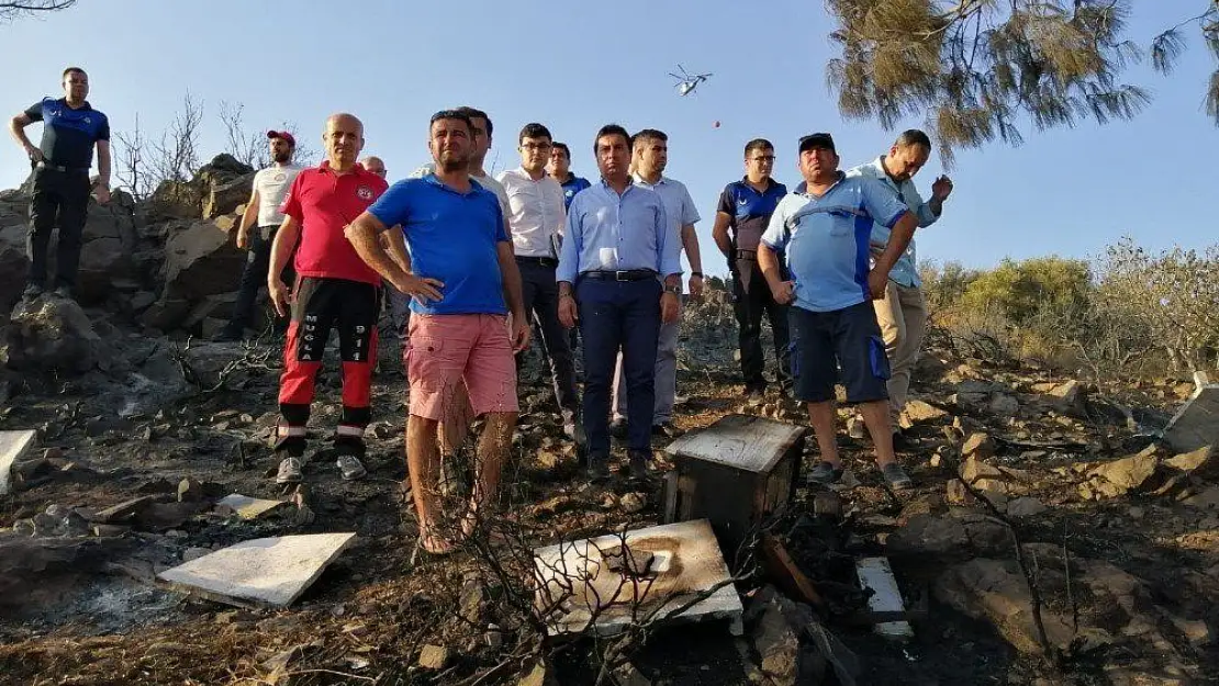 Bodrum'daki yangın 6 saat sonra söndürüldü