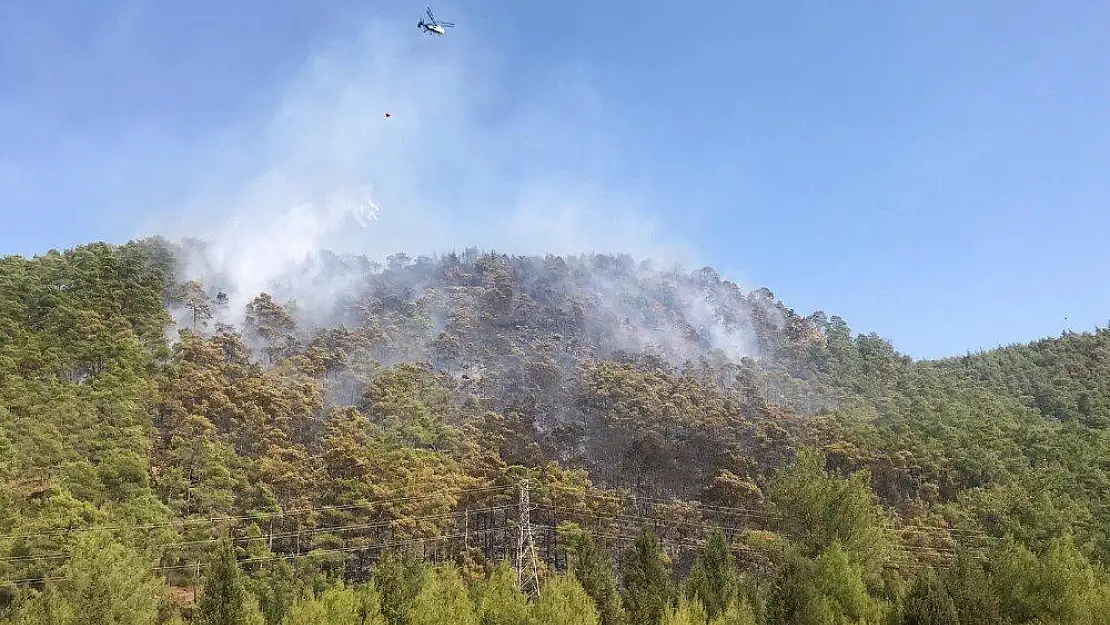 Marmaris'teki orman yangını kontrol altına alındı