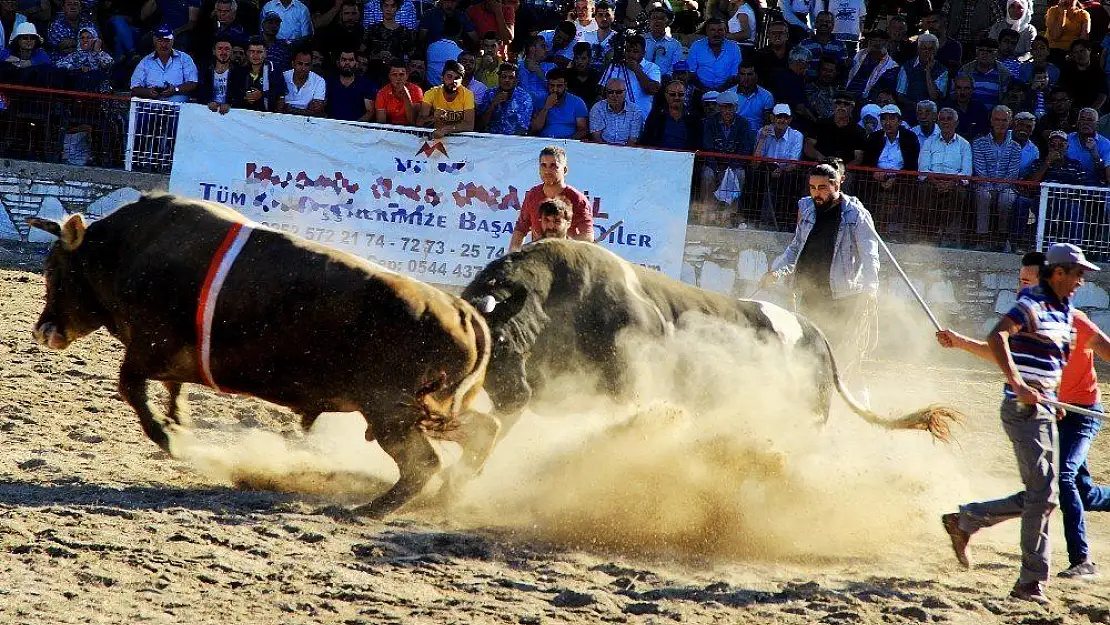 Yatağan arenası toz-duman
