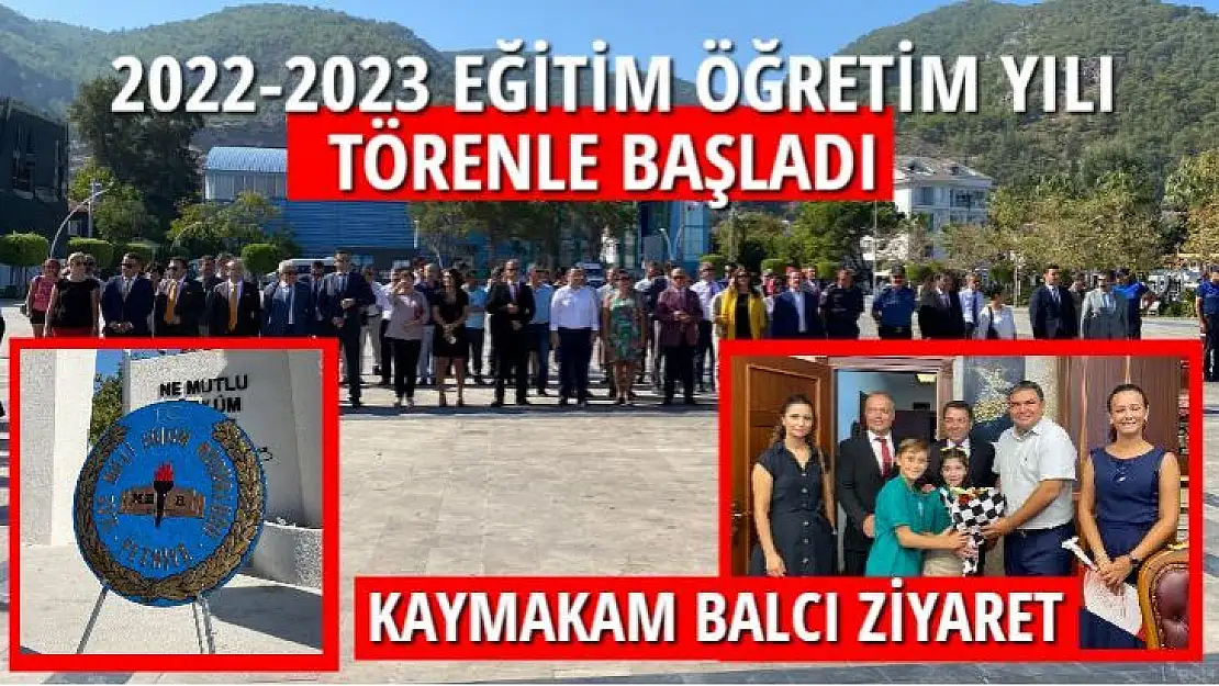 2022-2023 EĞİTİM ÖĞRETİM YILI TÖRENLE BAŞLADI 