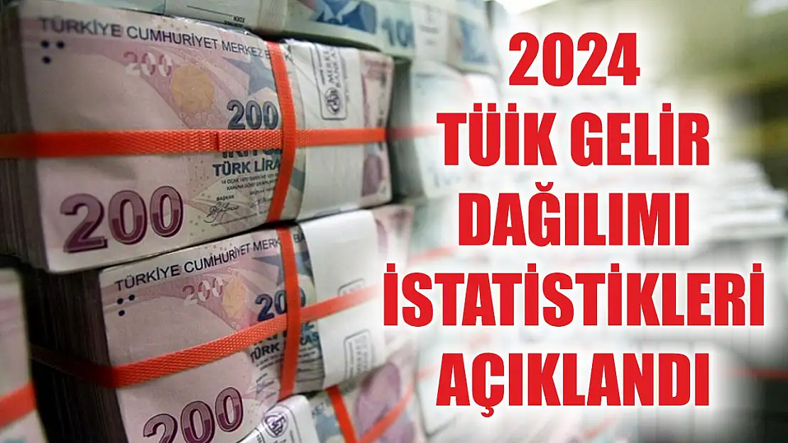 2024 TÜİK Gelir Dağılımı İstatistikleri Açıklandı