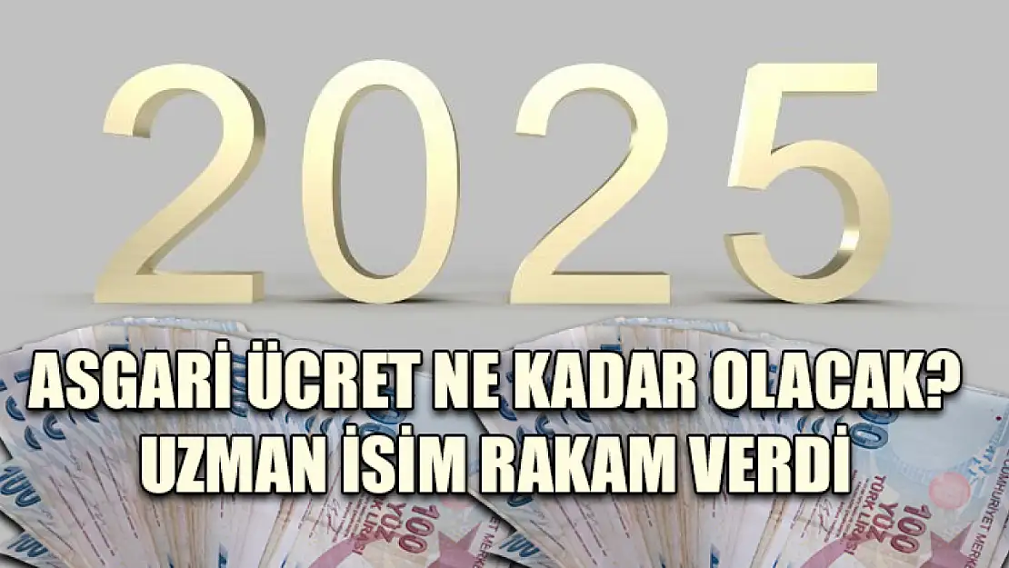 2025 Asgari Ücret Ne Kadar Olacak? Uzman İsim Rakam Verdi