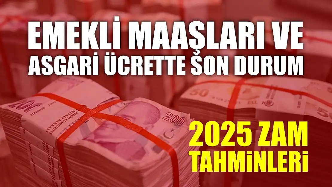 2025 Zam Tahminleri: Emekli Maaşları ve Asgari Ücrette Son Durum