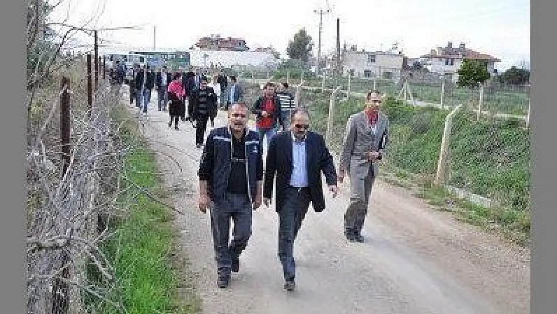 BAŞKAN SAATCI BELEDİYE ÇALIŞMALARINI YERİNDE İNCELEDİ