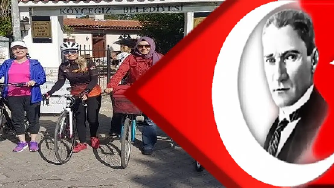 Köyceğizli kadınlar sağlıklı yaşam için bisiklet kullanıyor