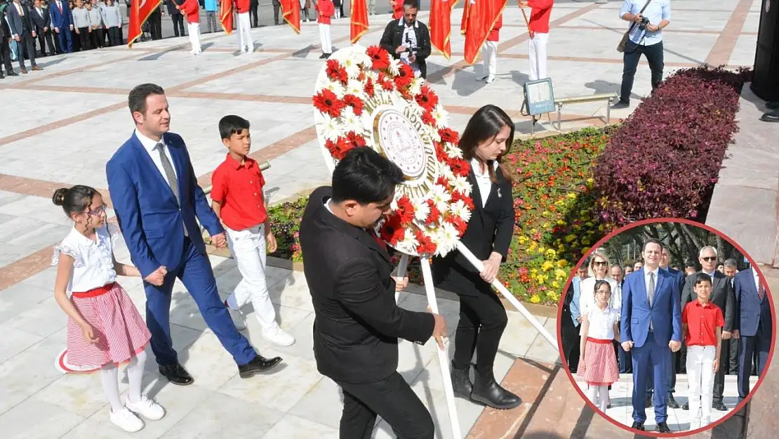 23 Nisan etkinlikleri çelenk töreniyle başladı