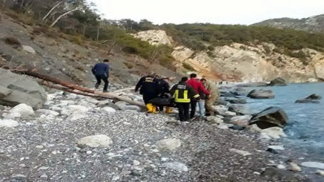 DALAMAN'DA SAHİLDE KADIN CESEDİ BULUNDU...