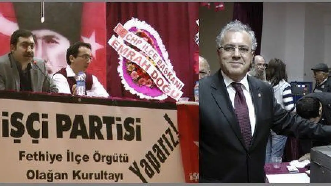 İŞÇİ PARTİSİ İLÇE BAŞKANLIĞINA CÜNEYT LEVENT SEÇİLDİ