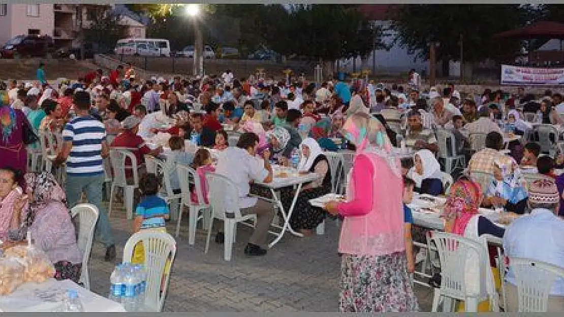 SEYDİKEMER DE İFTARLARA YOĞUN KATILIM