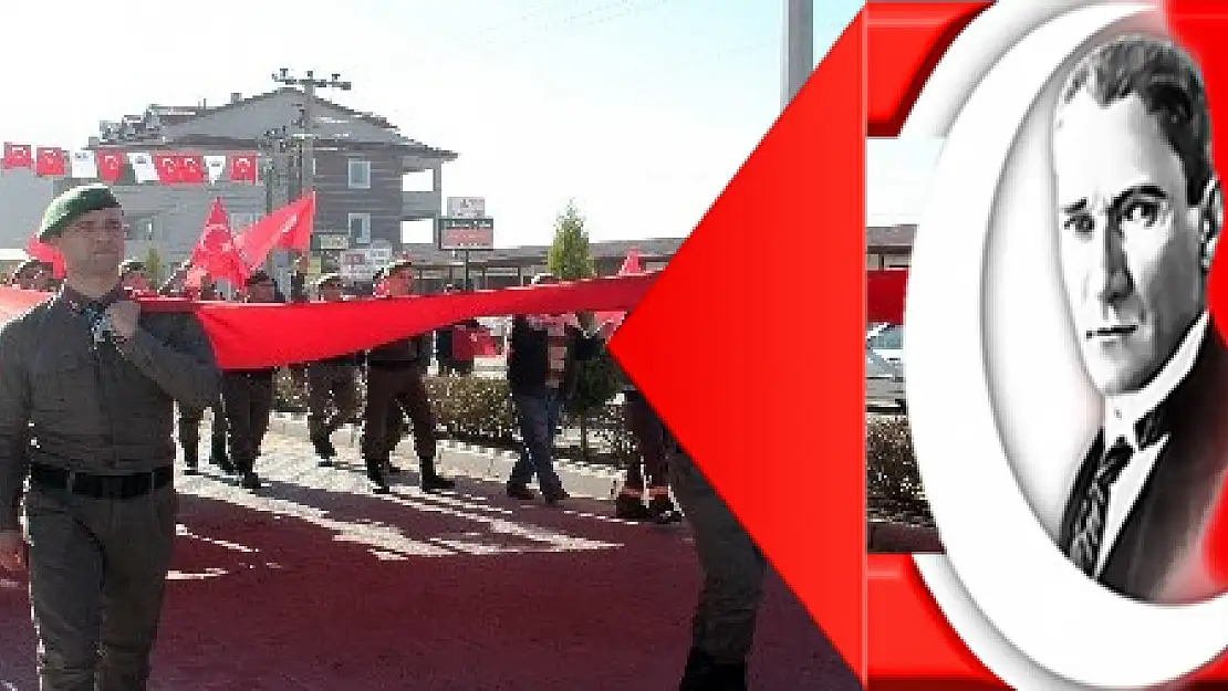 Seydikemer'de Zeytin Dalı harekatına katılan askere destek yürüyüşü