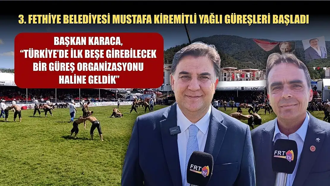 3. Fethiye Belediyesi Mustafa Kiremitli Yağlı Güreşleri başladı