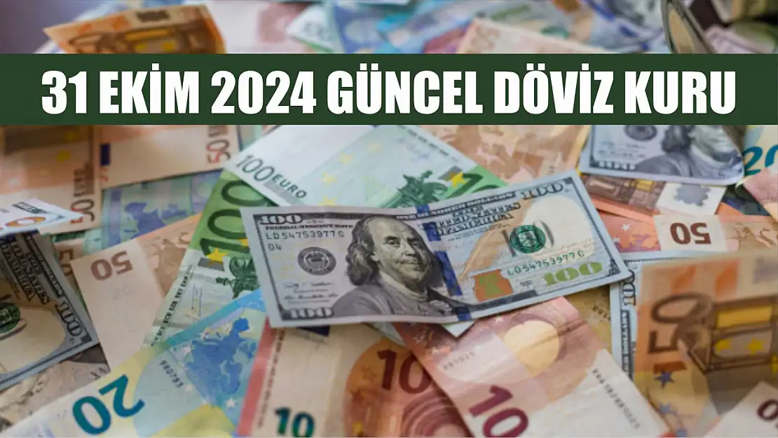 31 Ekim 2024 Güncel Döviz Kuru