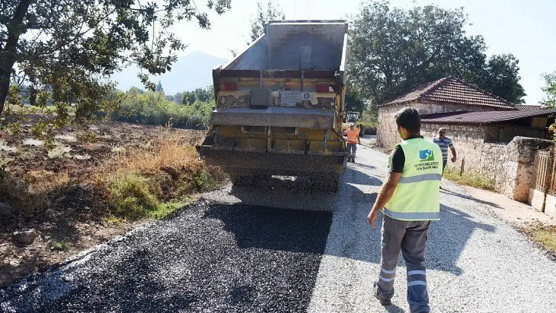 310 bin metrekare asfalt kaplama yapıldı