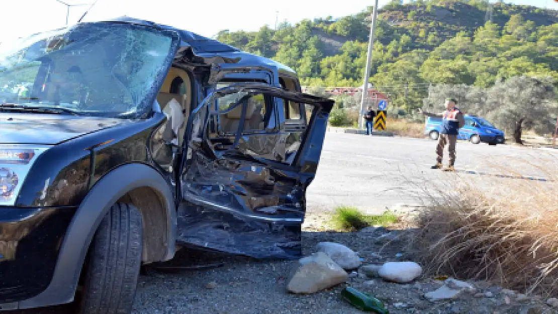 GÖCEK'TE KAZA: 1 YARALI...