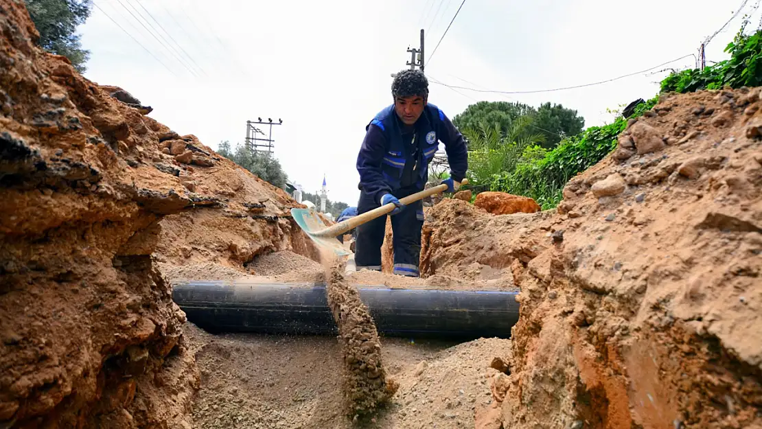 34 Km Yeni İçme Suyu Hattı Yapıldı