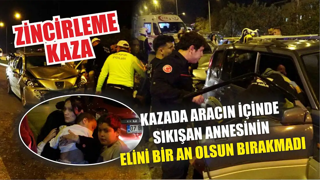 4 aracın karıştığı zincirleme kazada 2 kişi yaralandı