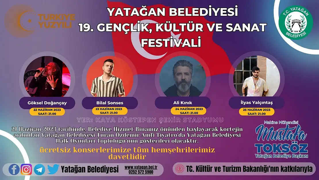 5 gün boyunca festival coşkusu yaşanacak