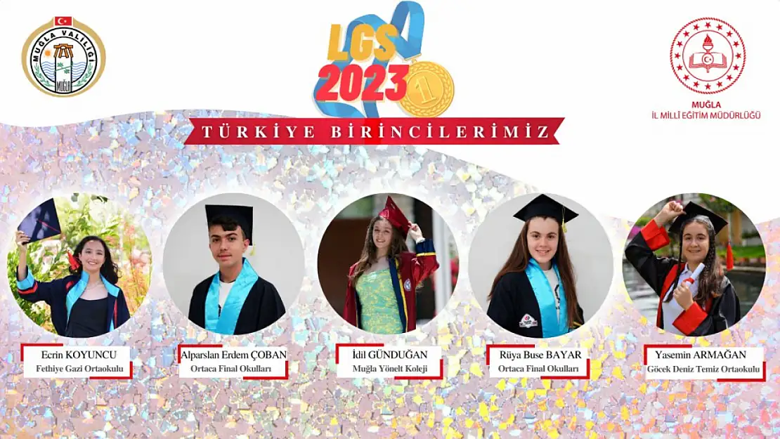 5 öğrenci LGS şampiyonu oldu