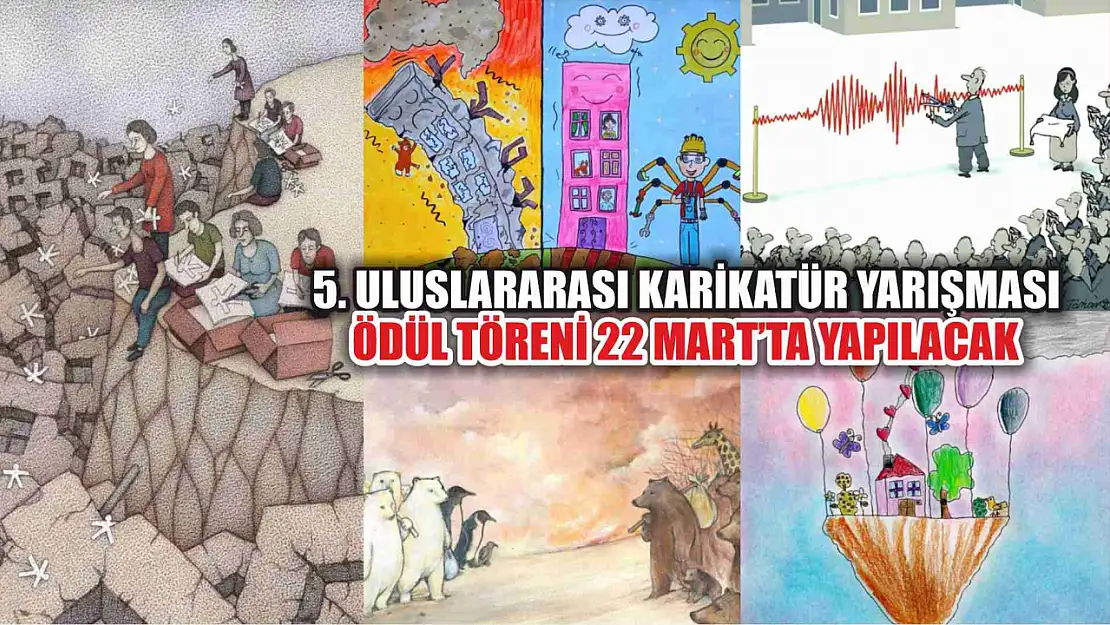 5. Uluslararası Karikatür Yarışması Ödül Töreni 22 Mart'ta yapılacak