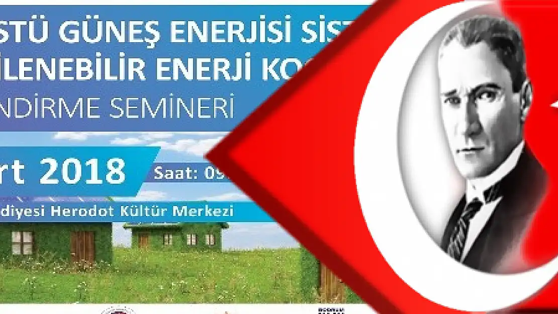 Yenilenebilir enerji konulu seminer düzenleniyor