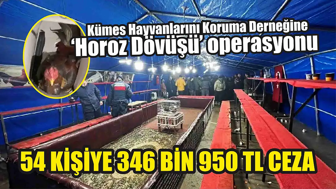 54 kişiye 346 bin 950 TL ceza kesildi