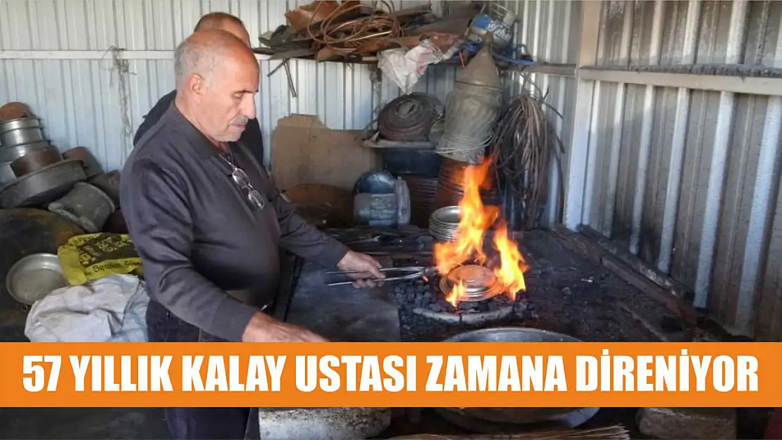 57 yıllık kalay ustası zamana direniyor