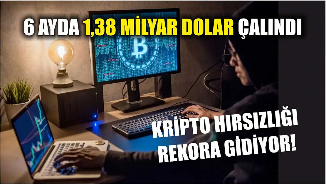 6 ayda 1,38 milyar dolar çalındı: Kripto hırsızlığı rekora gidiyor!